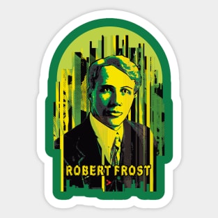 Robert Frost - Rustic Setting Sticker